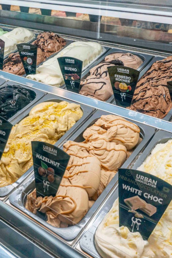 Menu Gelato Mobile Banner - The Urban Chocolatier