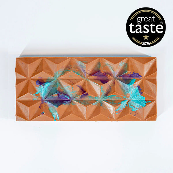A product image featuring our awarded dubai chocolate bar
